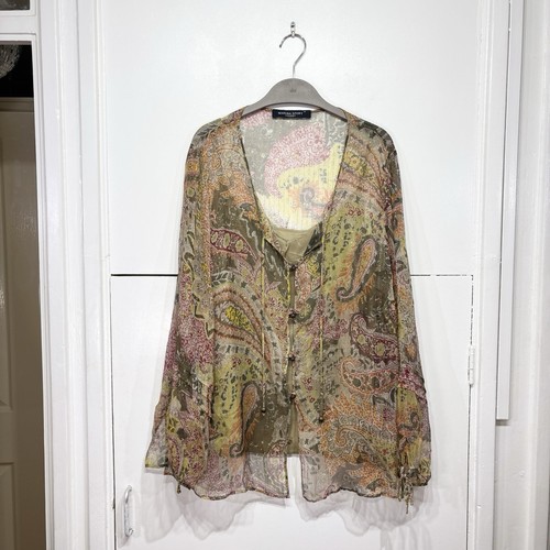 Marina rinaldi sheer - sheer, paisley