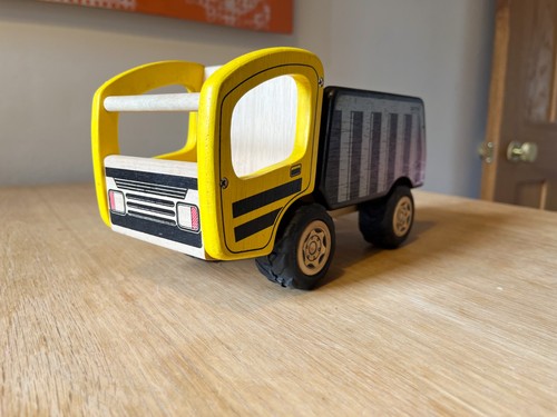 Pintoy wooden dump truck - wooden,