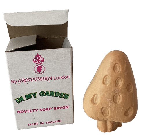 Vintage toadstool novelty soap - vintage,