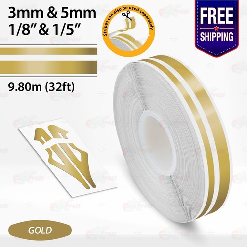 Gold 3mm 5mm roll vinyl - 5mm,