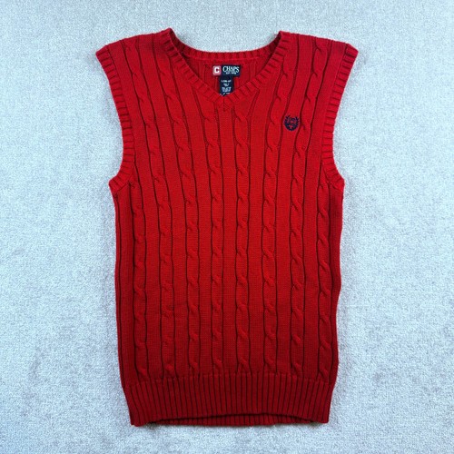 Chaps sweater vest boys large - vest,