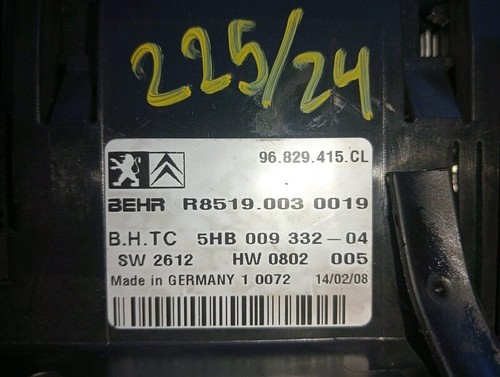 96829415cl climate control - 96829415cl,