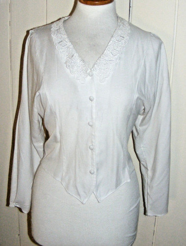 1980s new romantic blouse - new,