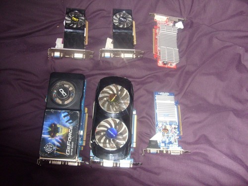 Assorted graphics cards - graphics,