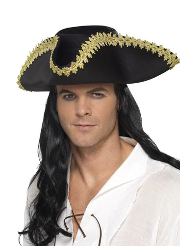 Tricorn pirate hat - tricorn,