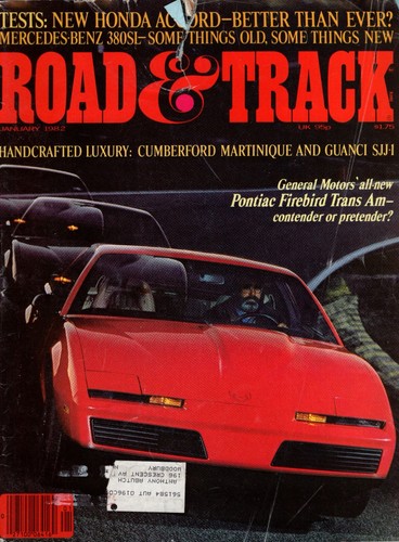 Road track january 1982 - road, –