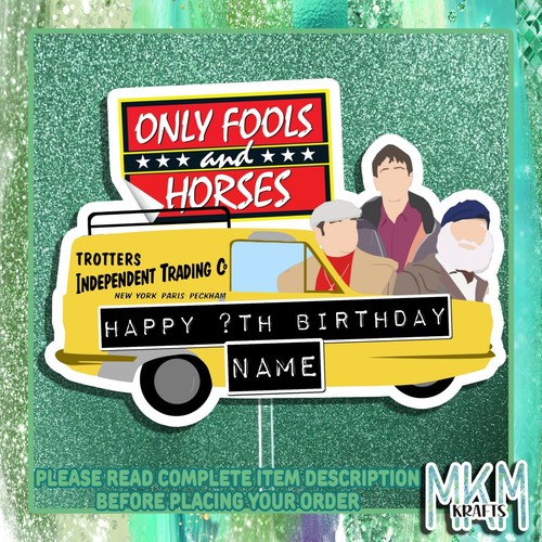 Only fools theme cake - cake, card