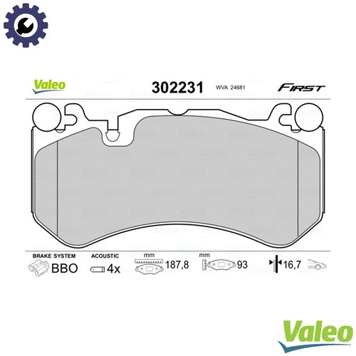 Brake pad set disc - disc,