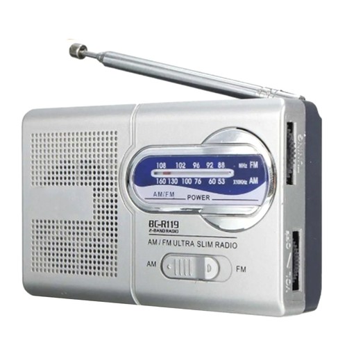 Portable fm radio - 2x(portable,