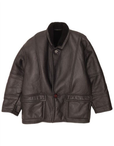 Vintage mens shearling - shearling, jacket