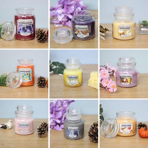 Yankee scented candle - scented, glass