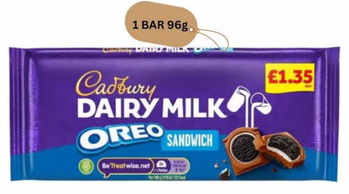 Cadbury dairy milk oreo - cadbury,