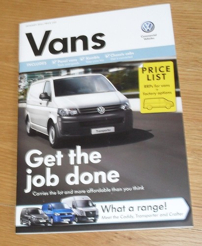 Volkswagen van price guide - vw,