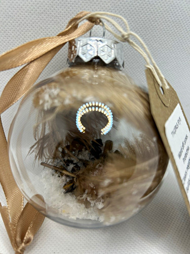 Tiger eye glass bauble - tiger's,