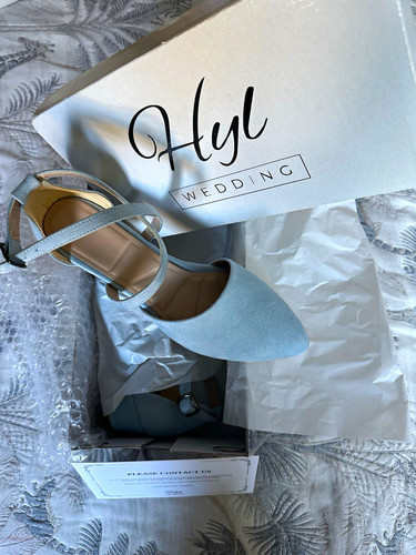 Hyl wedding blue strappy ankle - wedding,