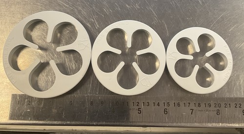 Five petal flower cutters set - five,