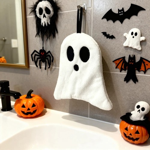 Halloween hand towels - halloween, towels,