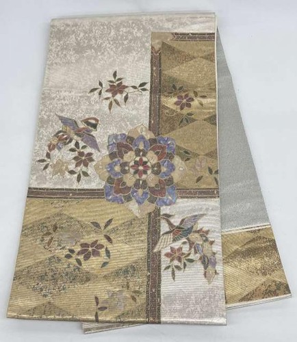Japanese fukuro obi - japanese, silk