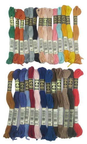 Genuine dmc skeins mixed - genuine,
