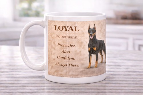 Dobermann mug loyal - mug,