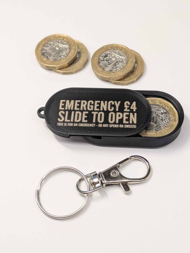 Coin holder keyring - coin,