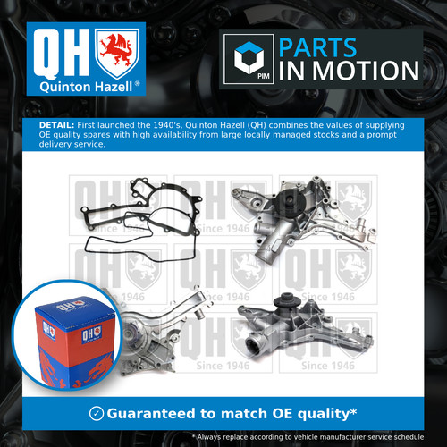 Water pump qcp3381 quinton - pump,