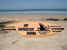 Surfboard solid wooden 100cm - surfboard,
