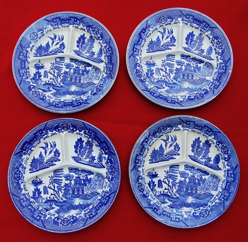 Rare set antique dinner - of,