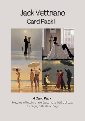 Jack vettriano greeting card - greeting,