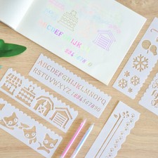 8Pcs/set Kids Templates