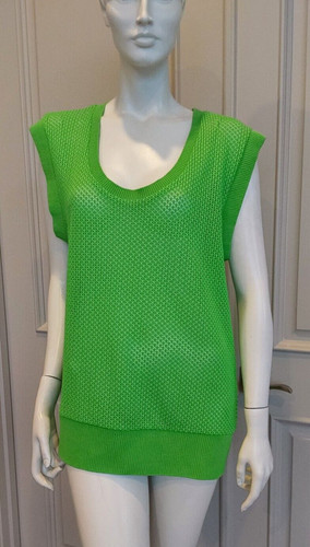 Zara lime green scoop neck