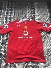 Genuine Manchester United 2004/06 Home Shirt Ronaldo #7 Mens XL