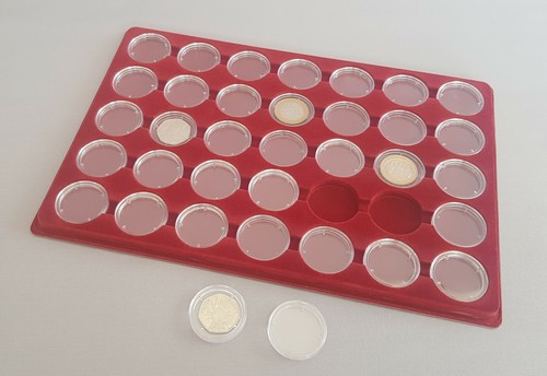Coin tray for 50p two - 50p,