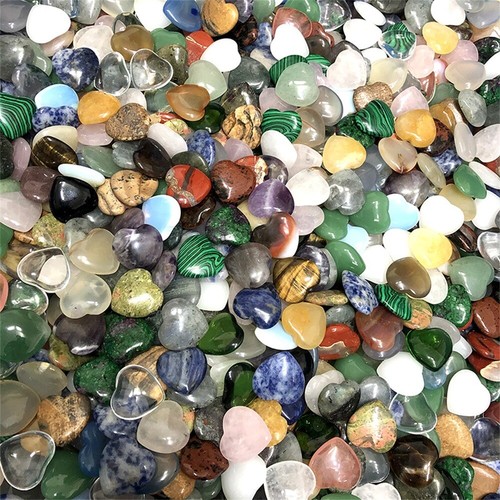 50pcs crystal hearts - 50pcs,
