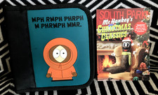 South Park Vintage Kenny CD Case Holder Official Comedy 1999& Mr Hankey postcard