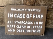 Vintage Ind Coope Enamel Sign