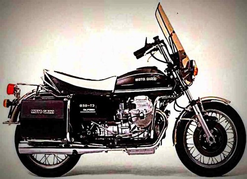 Metal sign moto guzzi 850 - metal,