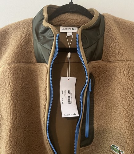Lacoste sherpa fleece - sherpa,