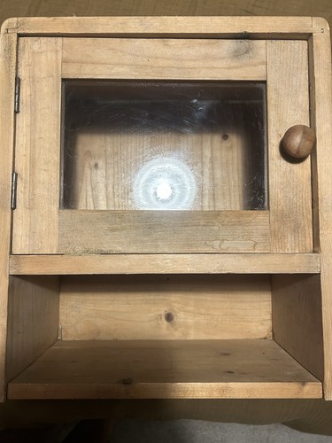 Vintage stripped pine cabinet - vintage,