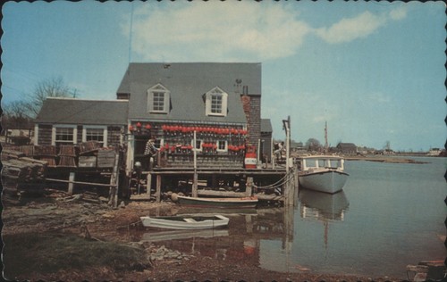 Maine lobsterman shack with - lobsterman's,