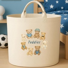 Personalised teddy storage box
