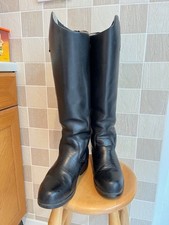 Mountain Horse High Rider Black Leather Boots Size 8 Wide