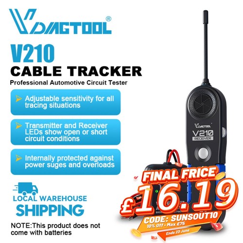 Vdiagtool v210 wire - v210, tracer