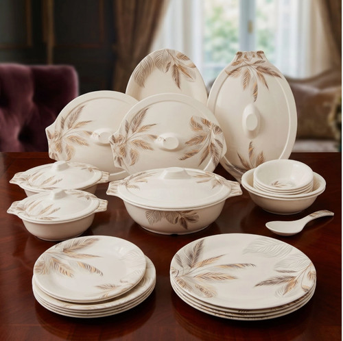 27pc melamine dinnerware - 27pc,
