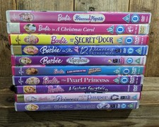 Official Barbie Children's Animation DVD Bundle/Collection/Job Lot x10