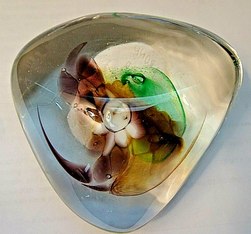 Brown 1998 paperweight - brown,