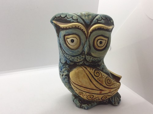 Vintage owl coin bank - bank, money