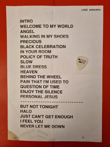 Depeche mode guitar pick - mode,