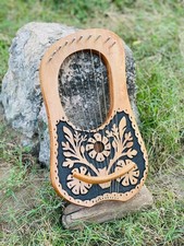 Rosewood 10 String Lyre Harp