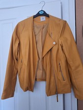 Yellow Women's Biker Jacket